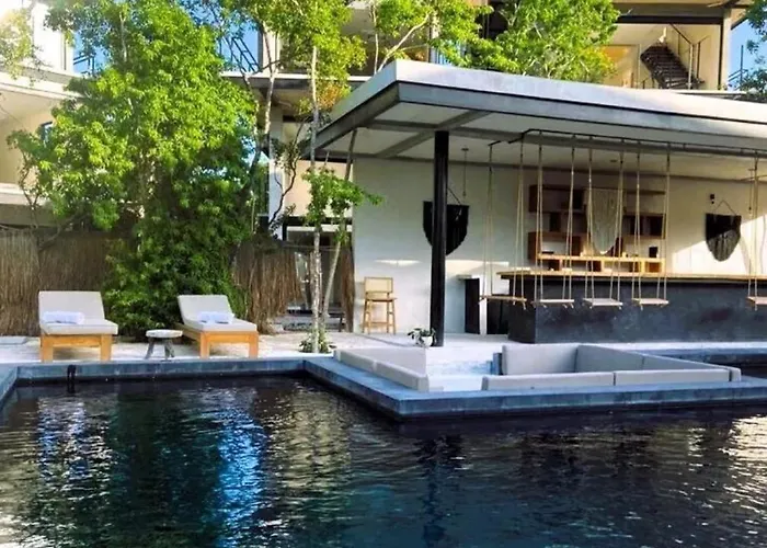 Apartamento Mini Con Alberca Y Aire Acondicionado En Zona Tranquila De Tulum